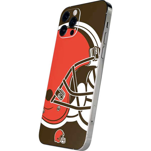 NFL Cleveland Browns Large Logo iPhone 12 Pro Skin